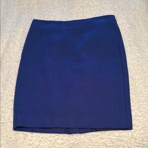 J. Crew No. 2 Pencil Skirt Blue Size 4